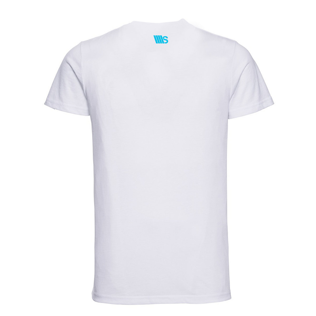 Man white t-shirt with Blue House Music | Souldynamic