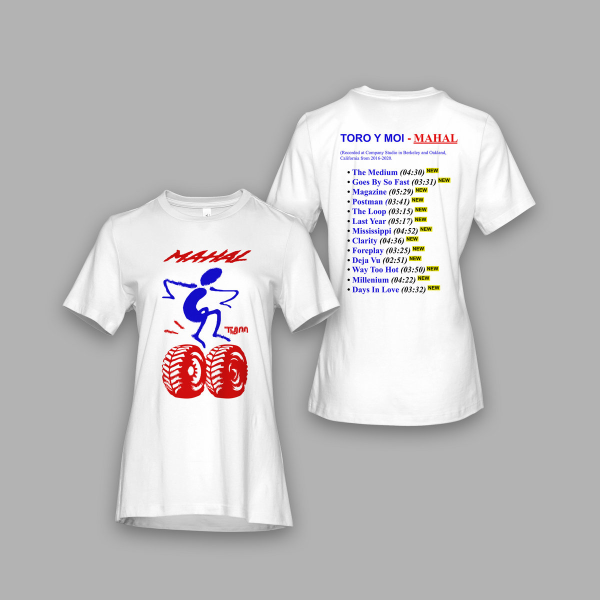Toro y Moi MAHAL T Shirt Womens Femme Toro y Moi