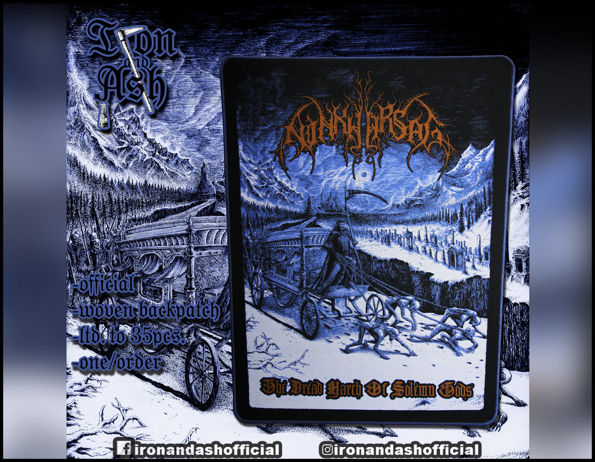 The Dread March Of Solemn Gods Woven Backpatch | Ninkharsag
