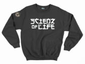Scienz Of Life 25th Anniversary Spell Out Crew Neck Sweatshirt (UNISEX) 1997-2022 photo 