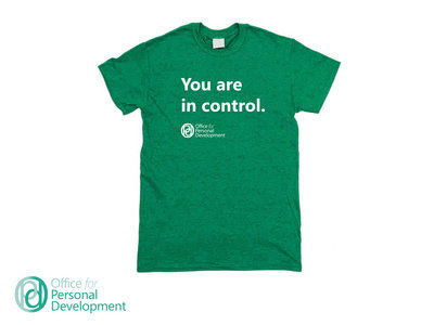 'You Are In Control' Green Jersey T-Shirt main photo