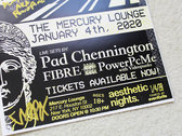 Autographed Poster - AESTHETIC NIGHTS (Pad Chennington, FIBRE, PowerPCME, Videopunks) photo 