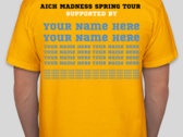 Aich Madness - Support Tee (Yellow) photo 