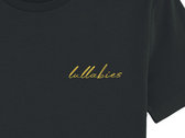 T-shirt "lullabies" Édition limitée / Noir-Or photo 