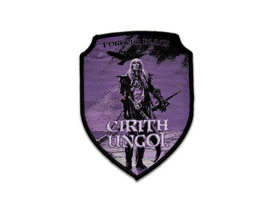 Cirith Ungol -  "Forever Black" Shield Woven Patch main photo