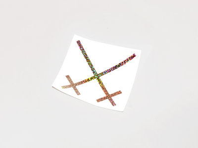 Sticker - Xiu Xiu Die-Cut Logo (Holographic Sparkle Foil) main photo