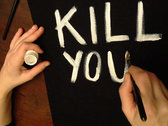 "Kill Your Boyfriend" Bag Painted Logo photo 