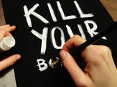 "Kill Your Boyfriend" Bag Painted Logo photo 