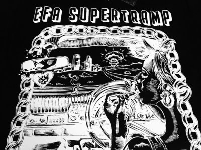 Efa Supertramp - Apocalipstick Blues Tshirt [Designed by Bad Diva] main photo