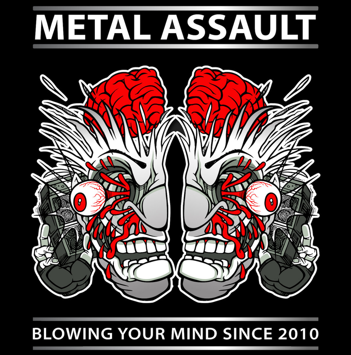 Metal Assault 12Year Anniversary TShirt Metal Assault Records
