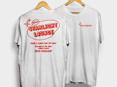 T Starlight Lounge T-shirt (White & Red) main photo