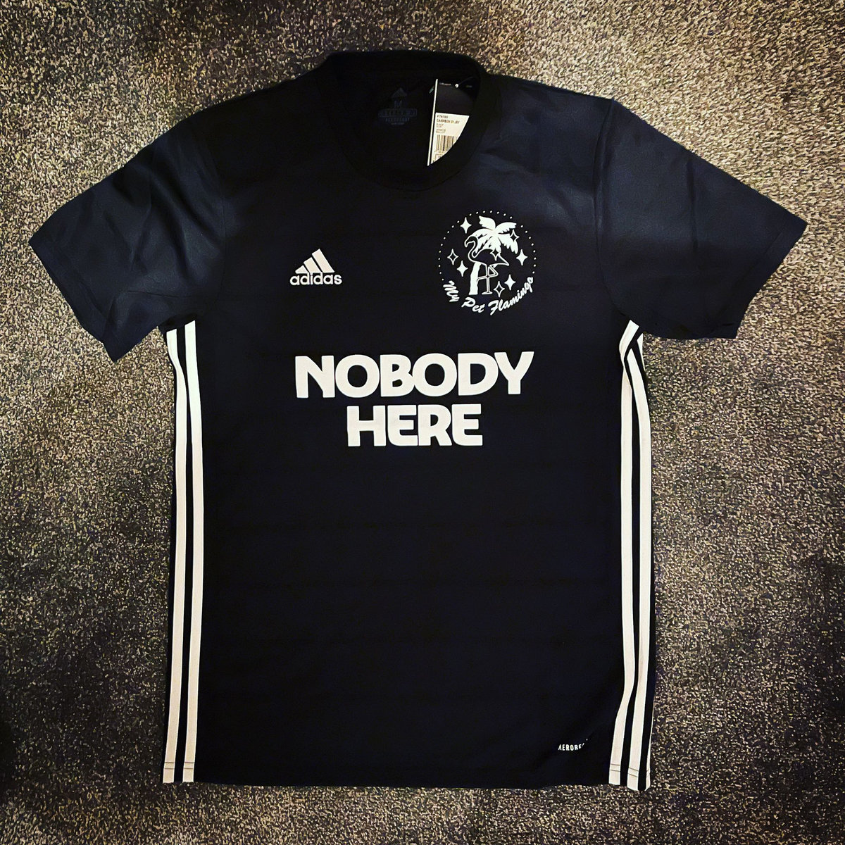 NOBODY HERE FC [Adidas Football Shirt] | My Pet Flamingo