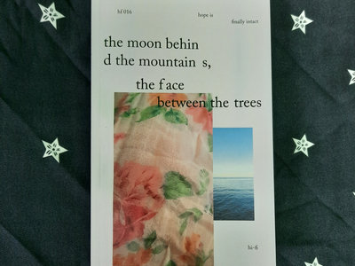 Softcover Art Book with CD of "the moon behind the mountains, the face between the trees" main photo