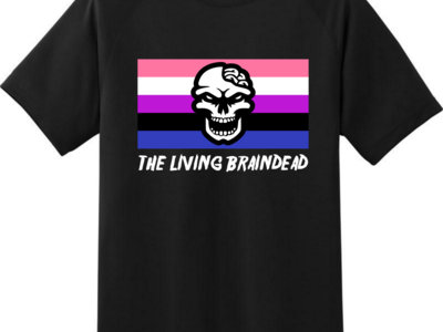 Living Braindead Genderfluid Pride Flag t-shirt main photo