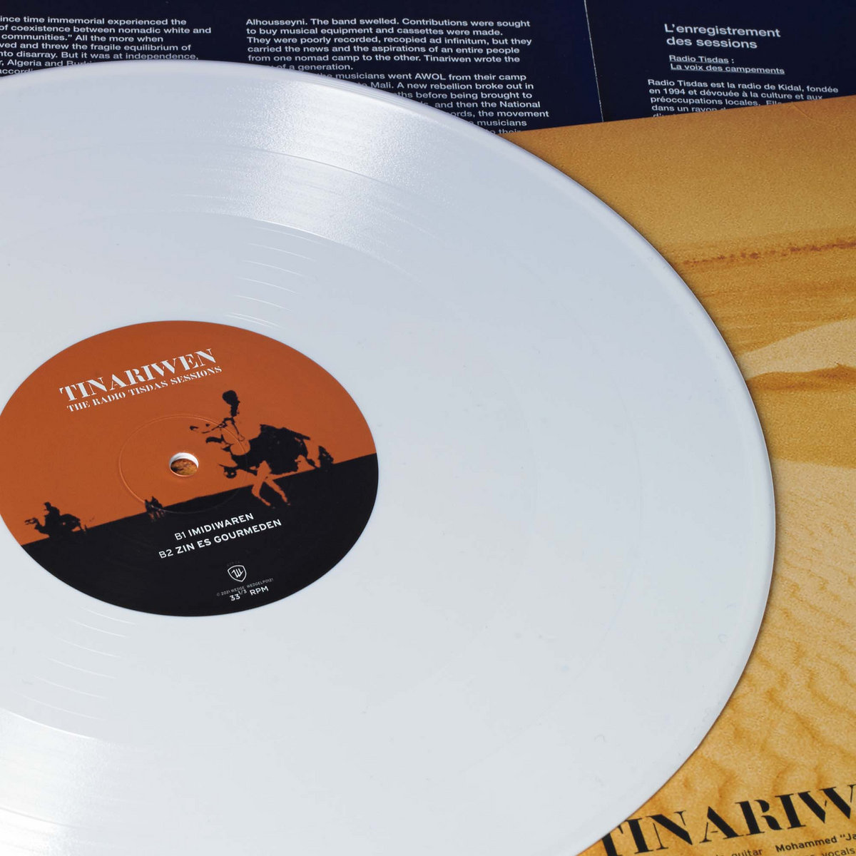 欧2LP Tinariwen = Tinariwen The Radio Tisdas Sessions = ??? ???? WEDGELP0121 Wedge /00520 Tinariwen - THE RADIO TISDAS SESSIONS