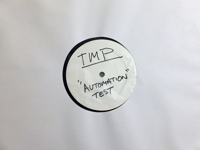 Automation (Vince Clarke Re-Mix) Signed Test Pressing main photo
