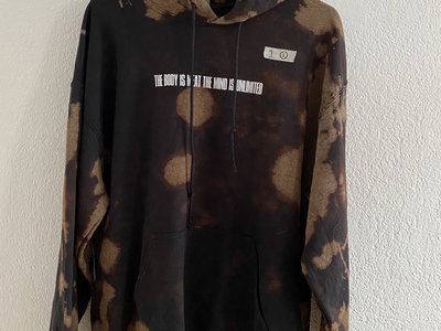 "REALITY" hoodie bleached #1 - (large) main photo