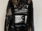 "REALITY" hoodie bleached #5 - (large) photo 