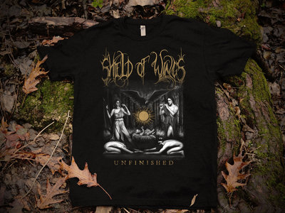 Limited White/Gold Print "Unfinished" Tee main photo