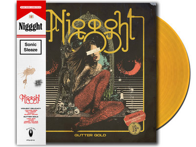 Niggght - Gutter Gold / Violent Delicacy LP GOLD + OBI main photo