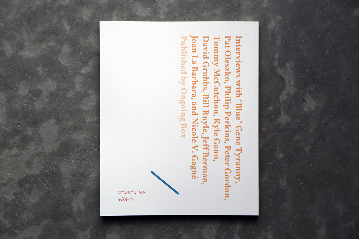 HSOB073 Just For the Record Conversations with and about "Blue" Gene