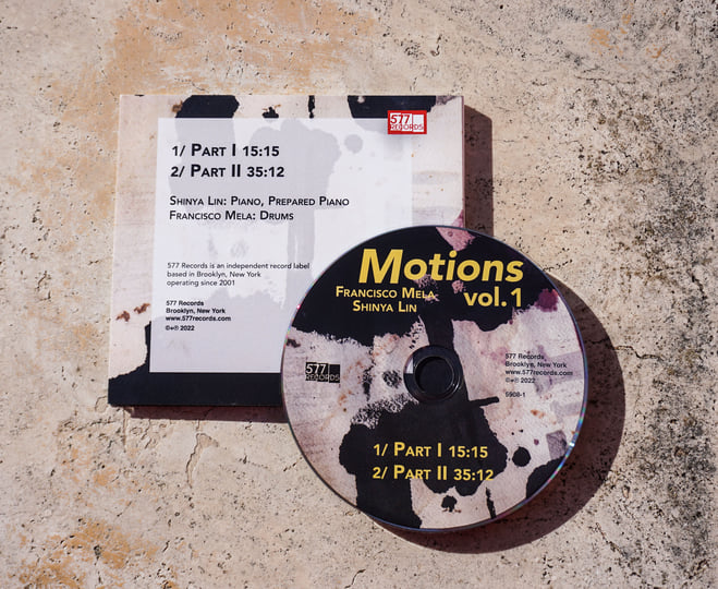 Motions Vol. 1 | Francisco Mela and Shinya Lin | 577 Records