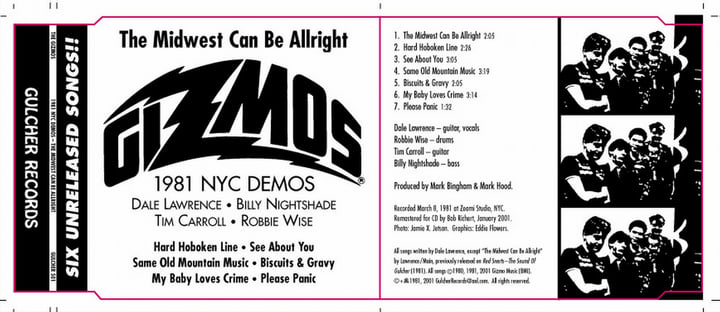1981 NYC Demos--The Midwest Can Be Allright | The Gizmos