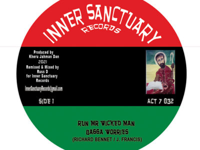 Run Mr. Wicked Men by Bagga Worries 7 inch main photo