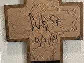 Curse Mackey Original cross-shaped art panel, new for 2022! photo 