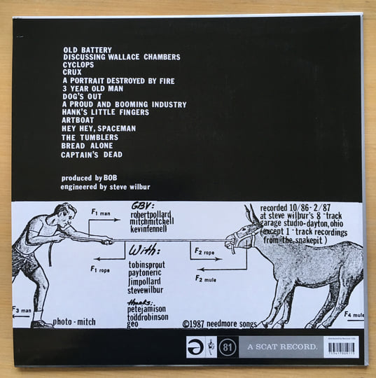 GBV 1987 debut LP 2022 reissue black vinyl
