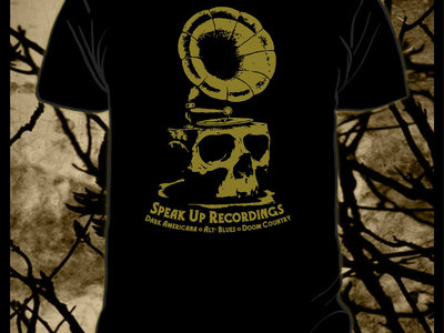 Speak Up Recordings Skull Gramophone T-Shirt main photo