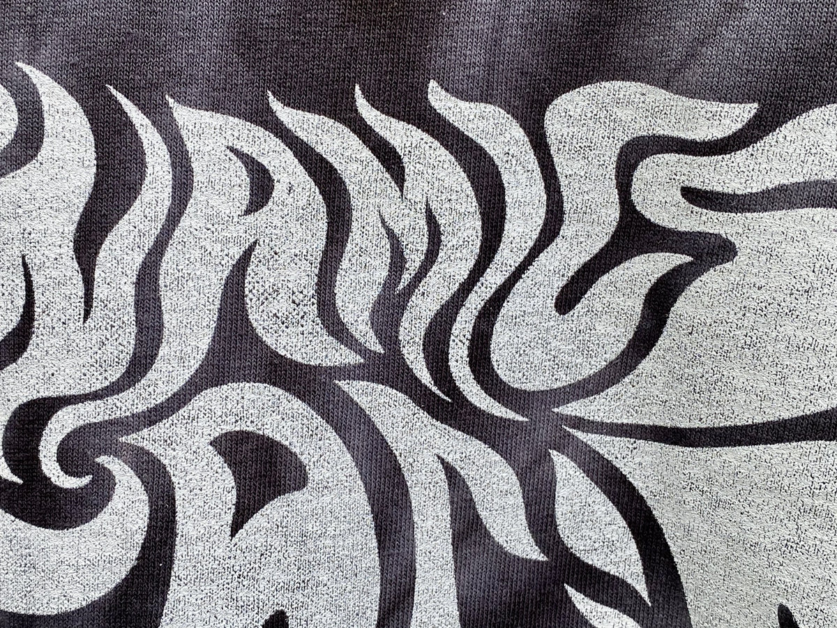 Hand Dyed, Screen Printed 'Dynamics Of Acid' TShirt MOY