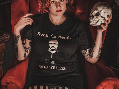 Rock Is Dead 'Edgar Allan Poe' Design T-shirt / BLACK main photo