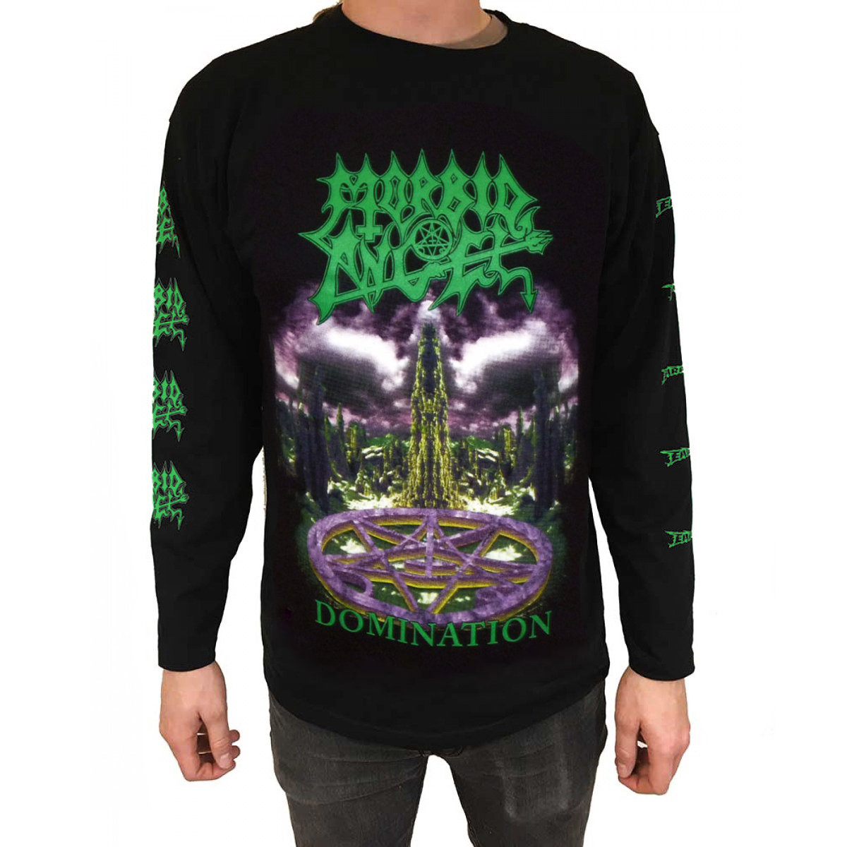 Domination" Long Sleeve Shirt | Morbid Angel