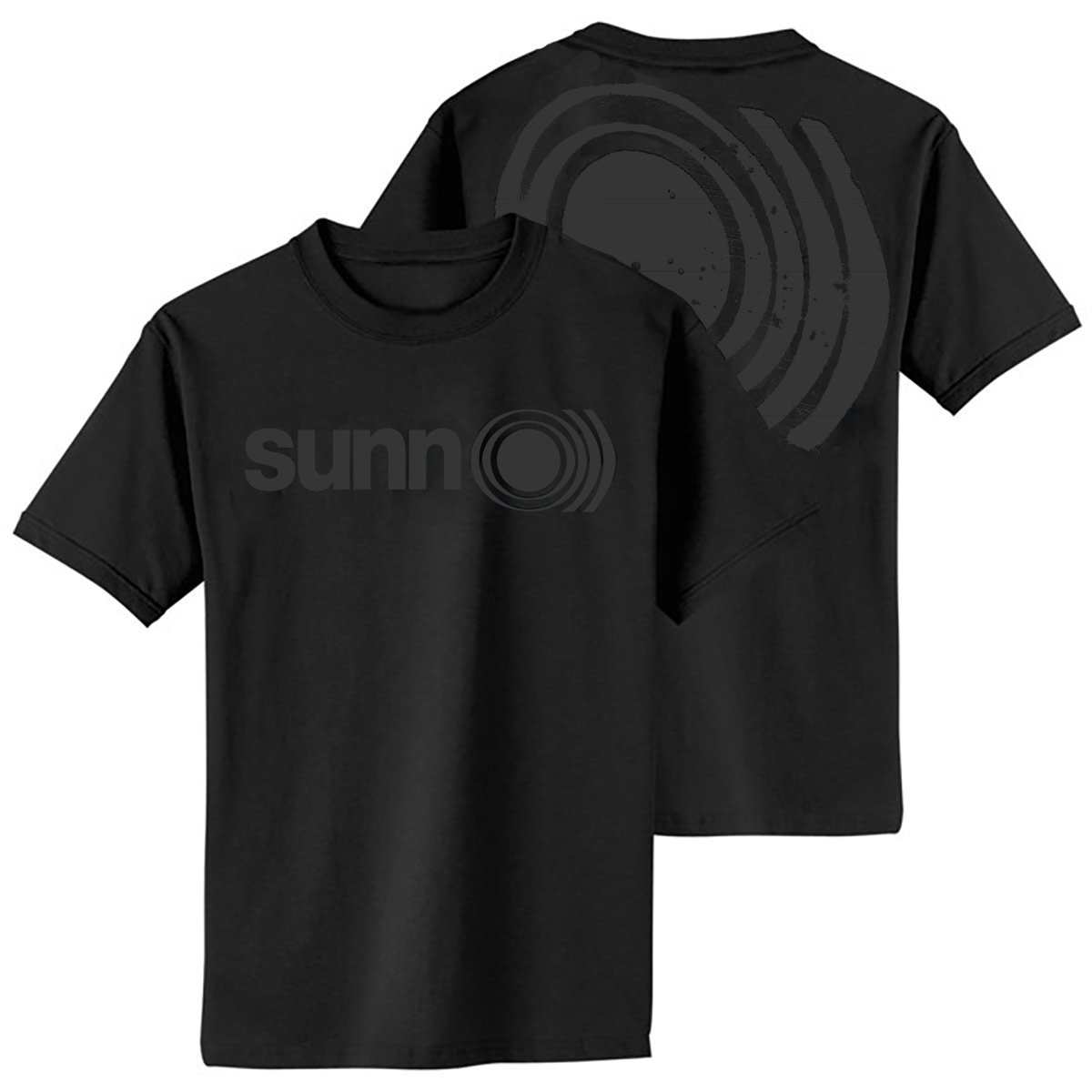 なsuお⭐︎オリジナルTシャツ Black On Black Logo shirt | SUNN O)))