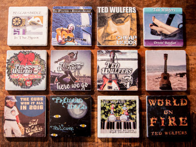 Ted Wulfers Album Cover Coaster Set main photo