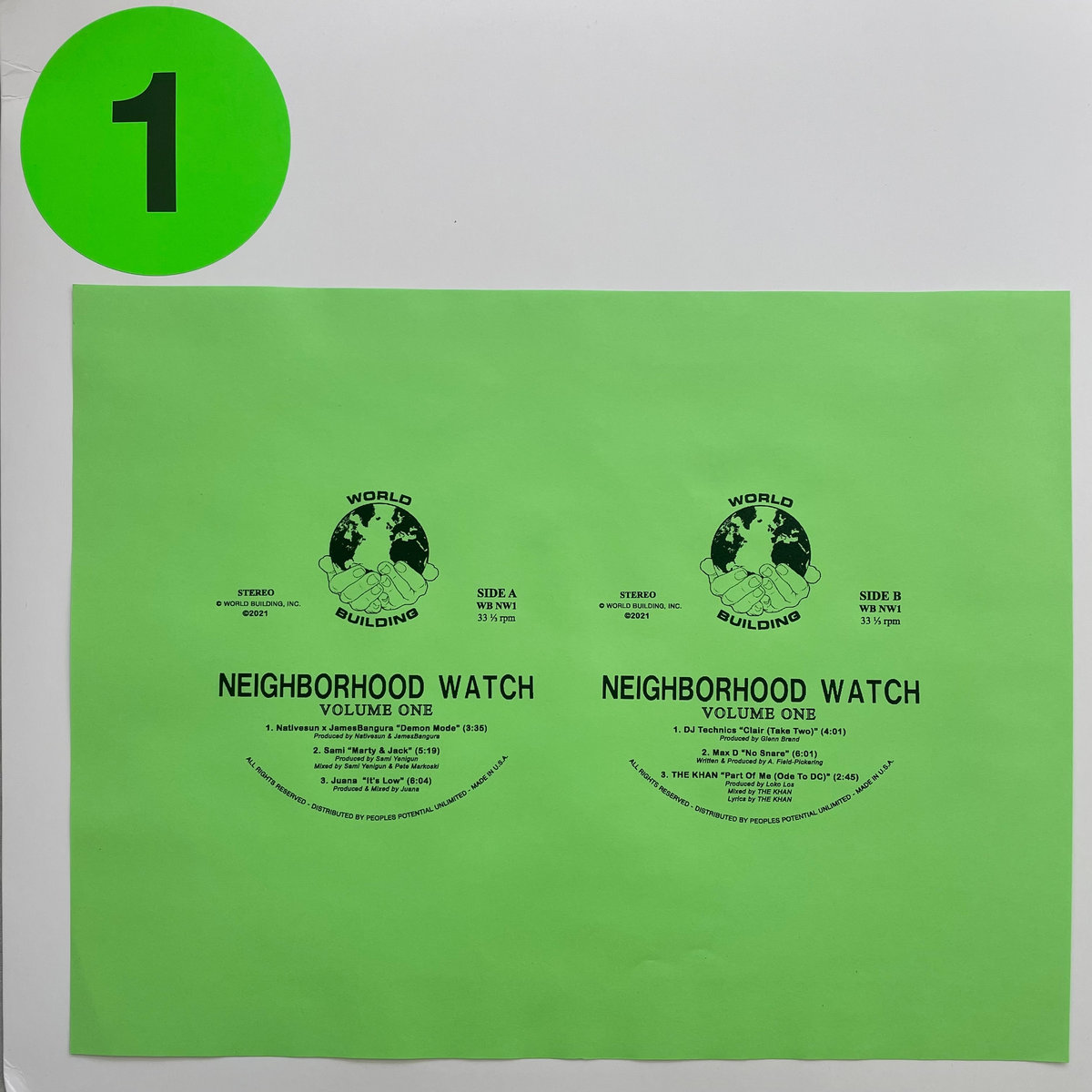 Neighborhood Watch Volume One | Various Artists | World Building