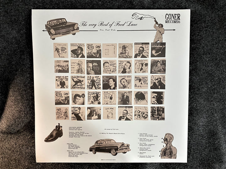 洋楽 Fred Lane And His Hittite Hot Shots LP Buy Fred Lane & His Hittite Hot Shots - Car Radio Jerome