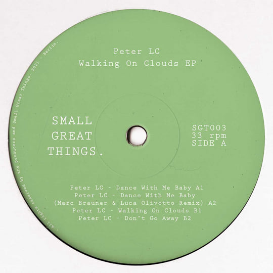 Peter LC Walking On Clouds EP Peter LC Small Great
