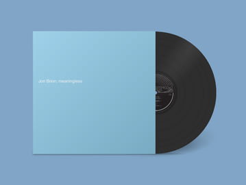 JB210 - Meaningless - Black Vinyl, image 1