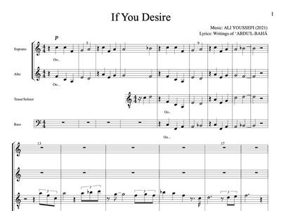 If You Desire - Sheet Music + Digital Song Download main photo