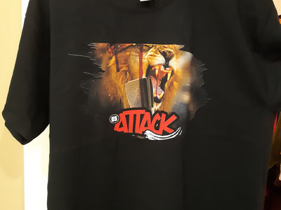 White or black coloured "Attack" t-shirt main photo