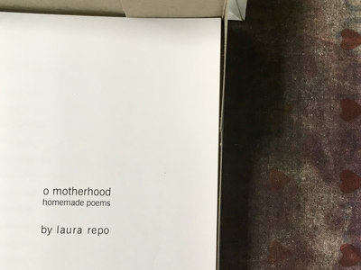 O Motherhood Poetry Chapbook ~ download main photo