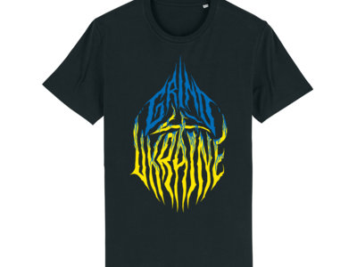 "Grind4Ukraine" logo charity T-Shirts main photo