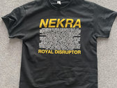 NEKRA 'ROYAL DISRUPTOR' SHIRT + DIGITAL ALBUM designed by @nicky.rat photo 