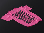 PURGIST "Slit Scan Logo" (Azalea Pink + Black Print) photo 