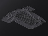 PURGIST "Slit Scan Logo" (Charcoal + Black Print) photo 