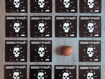 Nmesh Skull Logo Bumper Sticker main photo