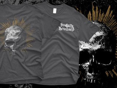 "Brutally Deceased Logo / The Anointed Dead" DARK HEATHER T-SHIRT main photo