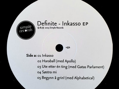 Definite - Inkasso VINYL EP main photo
